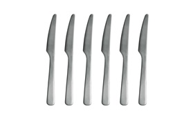 Normann Cutlery knife group on white background